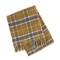 Edge Collections - 55" x 70" - Gold - Cozy Plaid Throw Blanket for Warmth and Style - 1 Piece